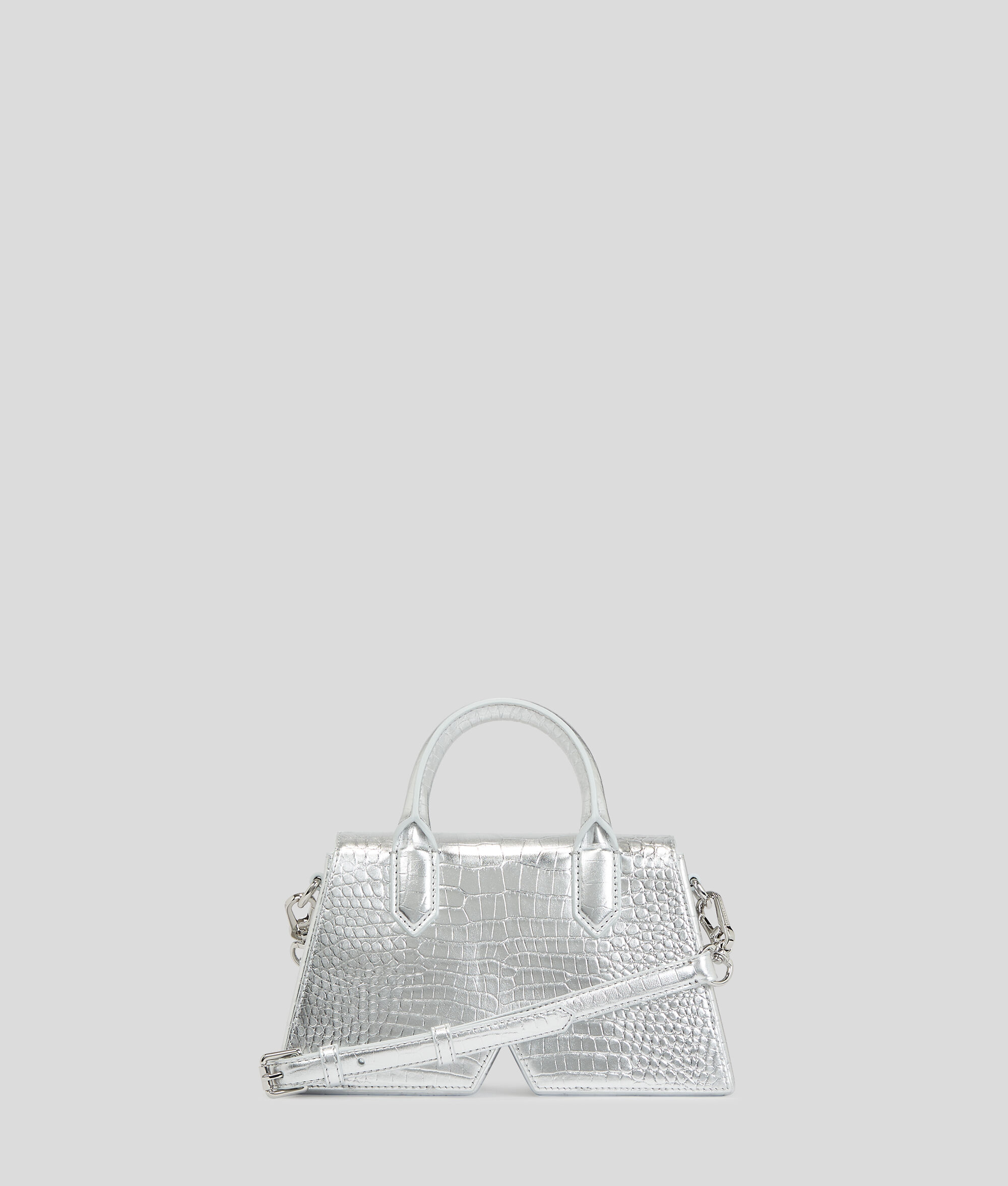 (image for) Excellent Performance IKON K SMALL CROC-EFFECT CROSSBODY BAG